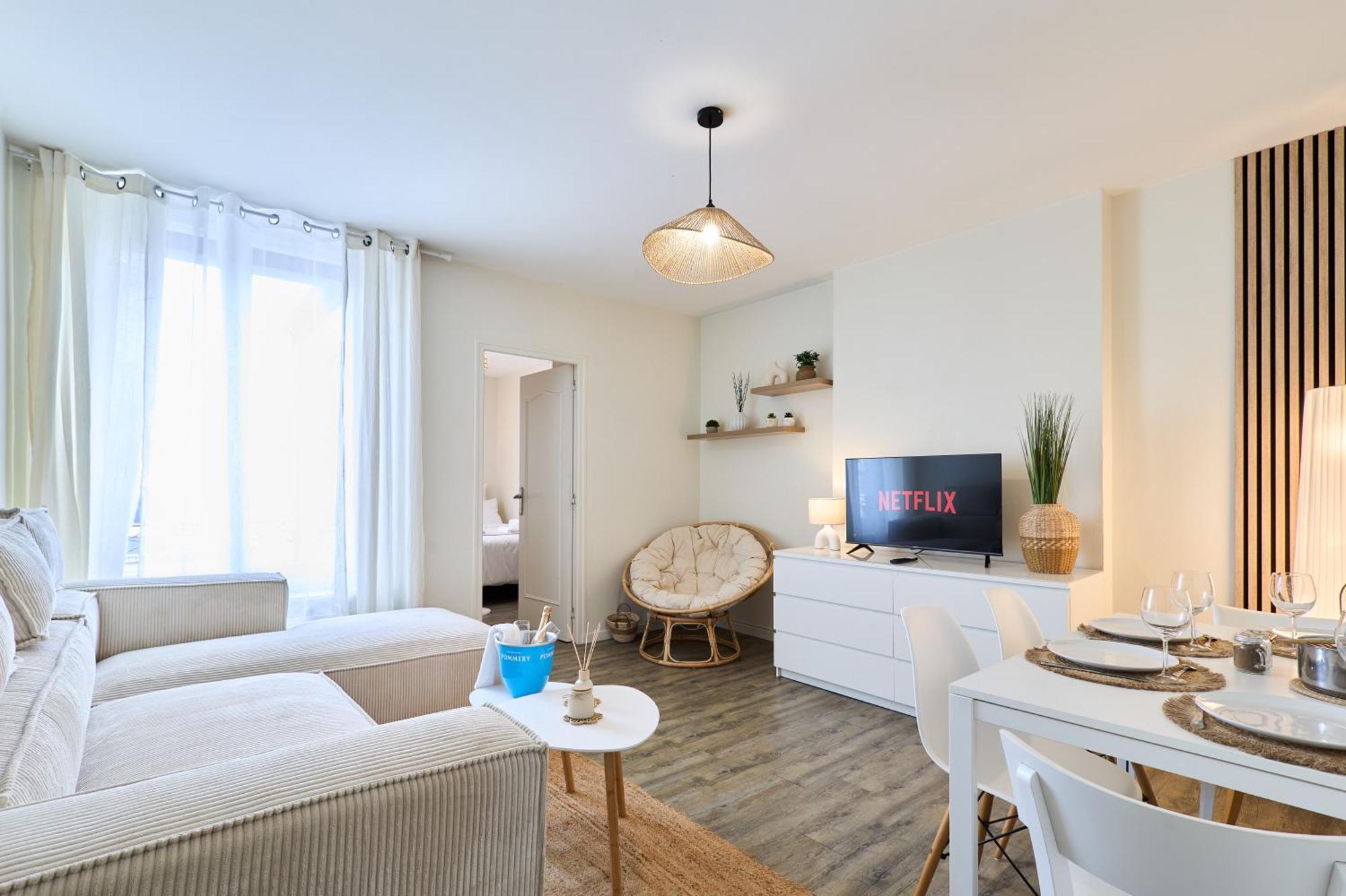 Le Petillant, Gare Centre-ville, Netflix, Wifi Reims