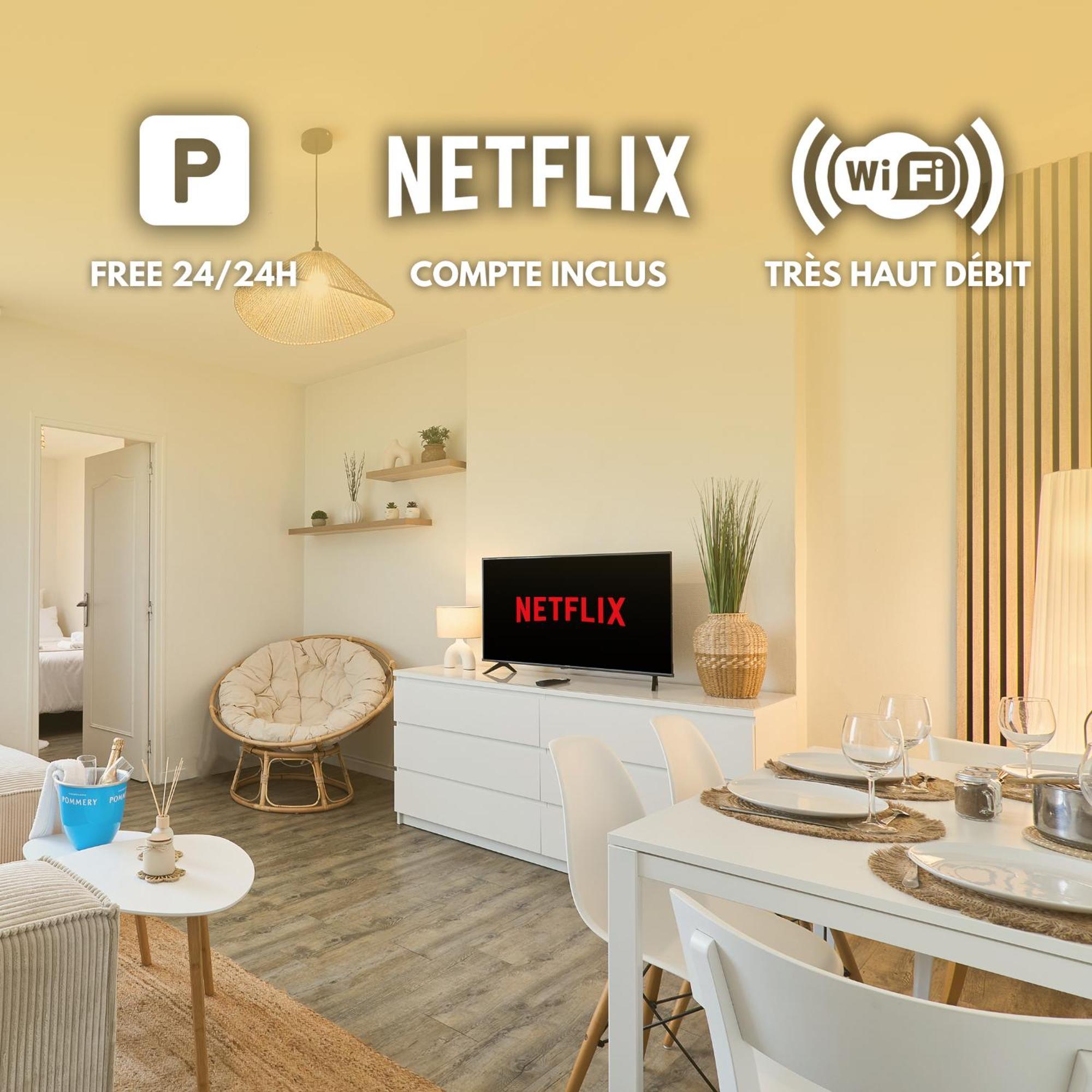 Apartment Le Petillant, Gare Centre-ville, Netflix, Wifi Reims